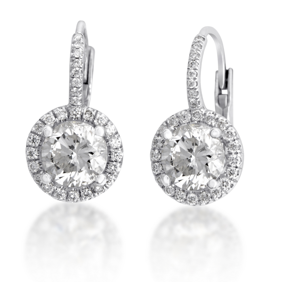 dangling diamond earrings atlanta