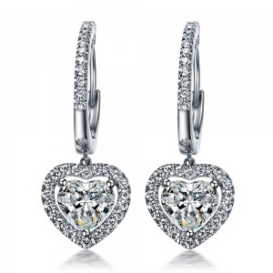 heart diamond earrings atlanta