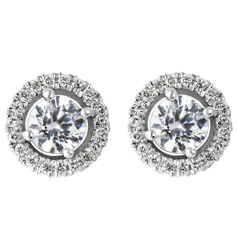 stud diamond earrings atlanta